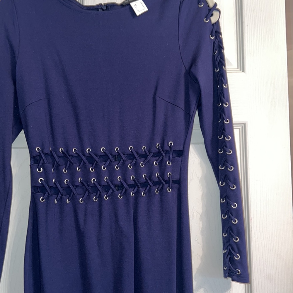 Venus Navy Dress - Picture 3 of 5